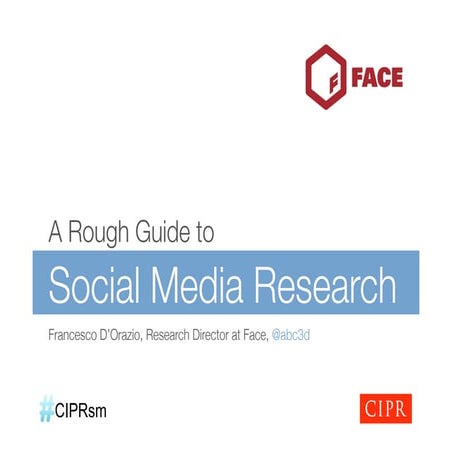 Market Research Online - Francesco D'Orazio