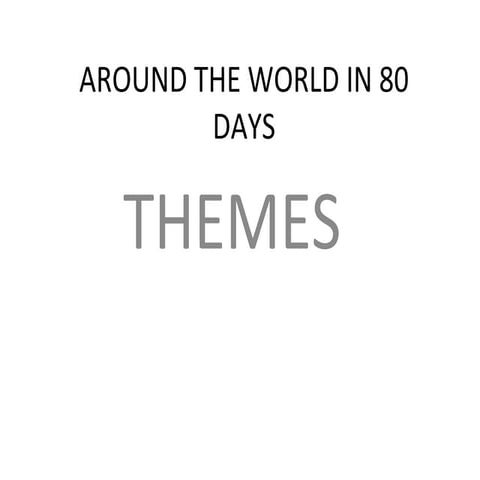 Around the world in 80 days theme | PPT