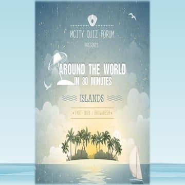 Around The World In 80 Minutes Quiz Part III - Islands Edition 2014