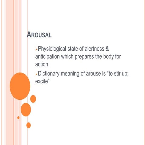 Arousal theory of motivation