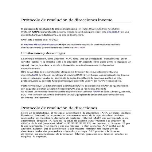 Protocolo arp | PPTX