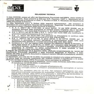 Arpa 2006 italcementi relazione tec...