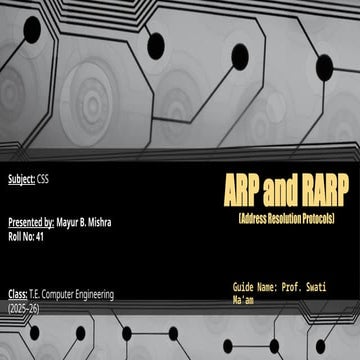 Arp and rarp | PPT