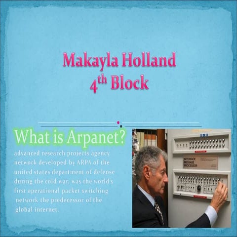 Arpanet | PPT