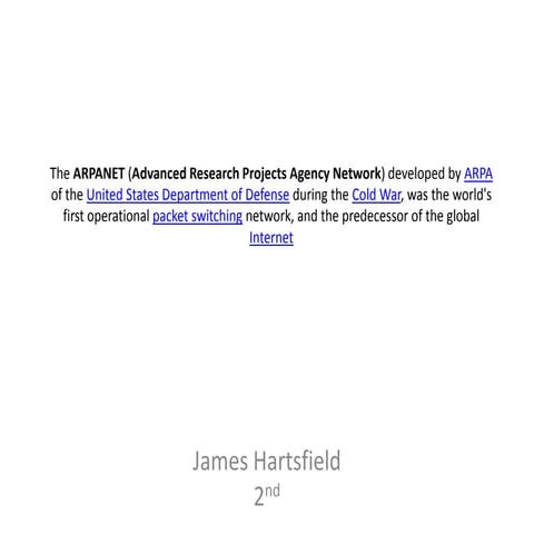 Arpanet | PPT