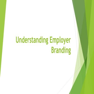 Understanding Employer Branding