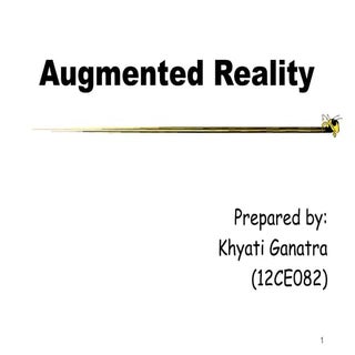 Augmented Reality ppt