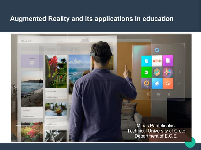 Augmented Reality presentation 2018 for high schools