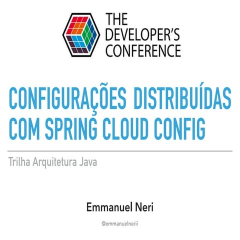 Configurações distribuídas com Spring Cloud Config