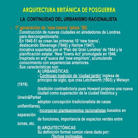 Arq britanica de posguerra