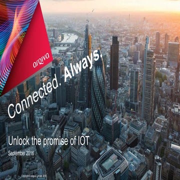 Arqiva - LPWAN Meetup #1