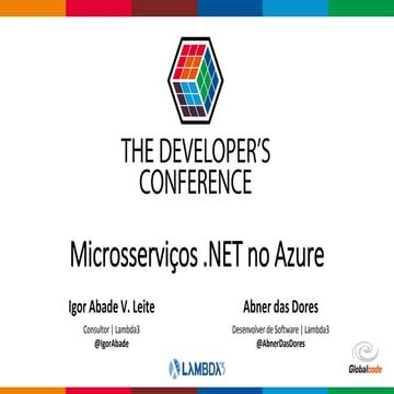 Microsserviços .NET no Azure