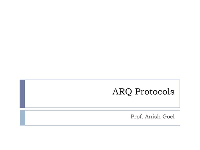 Arq Protocols