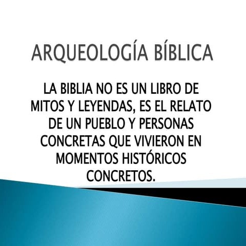 Arqueología bíblica y manuscritos