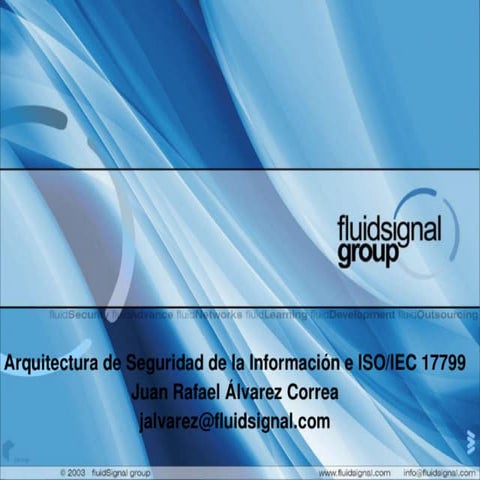 Arquitectura de seguridad de la información (Tecnocom)