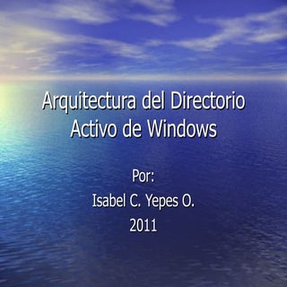 Arquitectura Directorio Activo