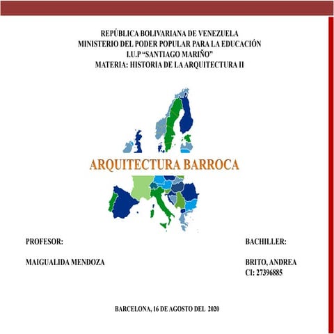Arquitectura barroca trabajo final