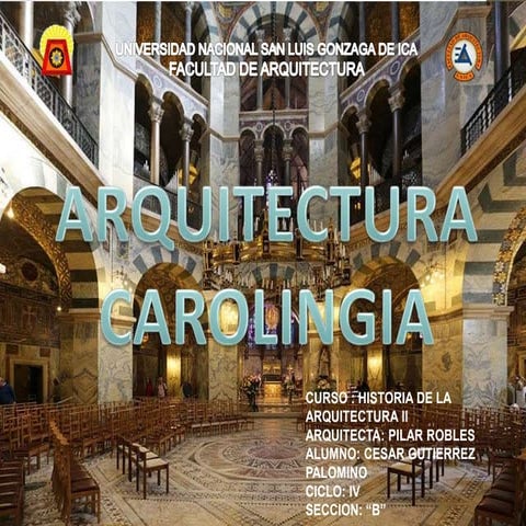 ARQUITECTURA CAROLINGIA