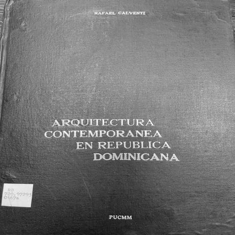 Arquitectura Contemporánea en República Dominicana- Arq. Rafael Calventi .pdf