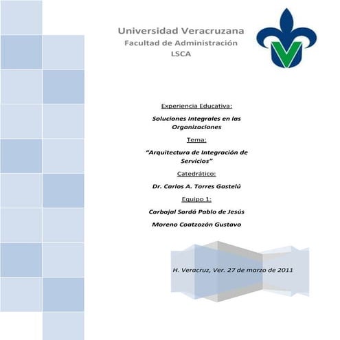 Arquitectura de integración de servicios