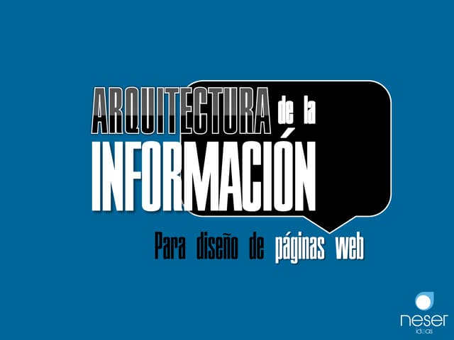 Arquitectura de la información para web