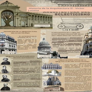 La   Arquitectura    del     eclectisismo