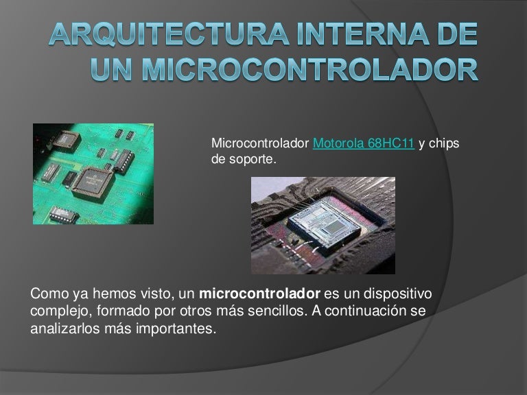 Arquitectura del microcontrolador