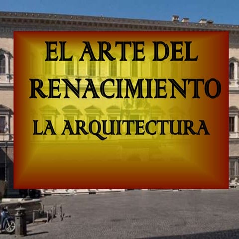 Arquitectura del Renacimiento