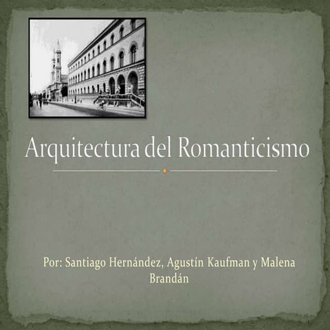 Arquitectura del romanticismo