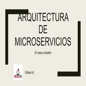 Arquitectura de microservicios