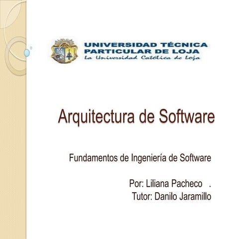 Arquitectura de software
