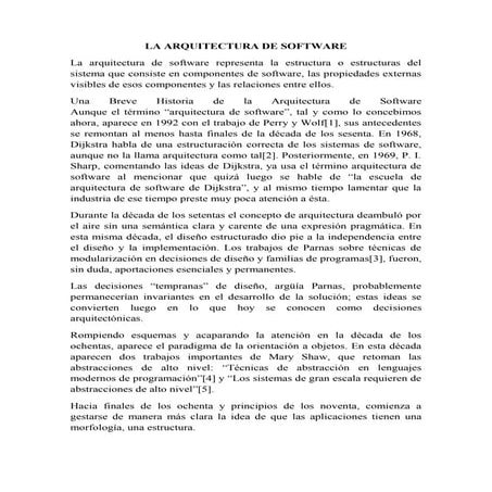 Arquitectura de software