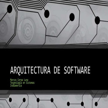 Arquitectura de software