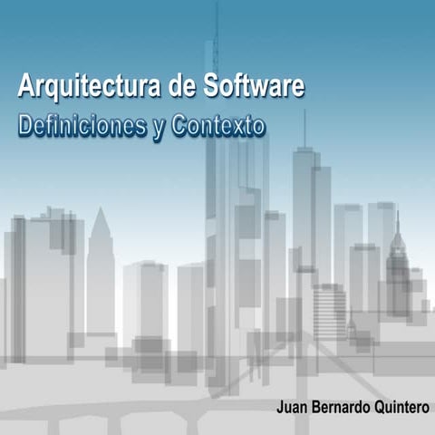 Arquitectura de software