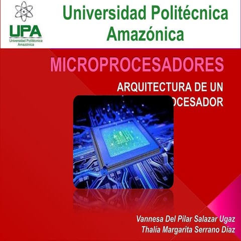 Arquitectura de un microprocesador