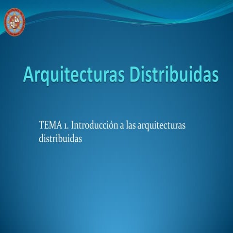 Arquitectura distribuida