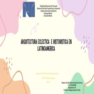 Arquitectura Eclectica  E Historistica En Latinoamerica.pdf