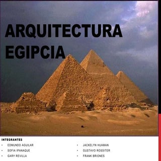Arquitectura egipcia