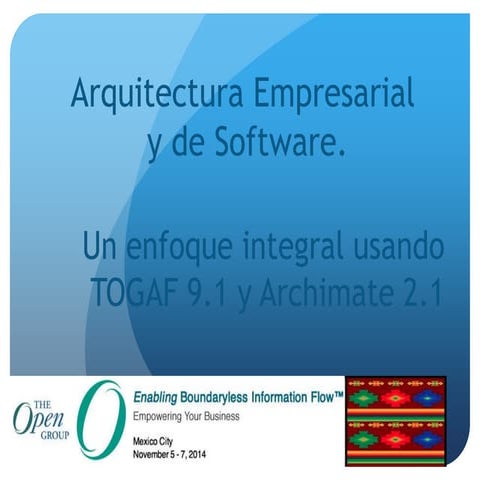 Arquitectura empresarial y de software version final