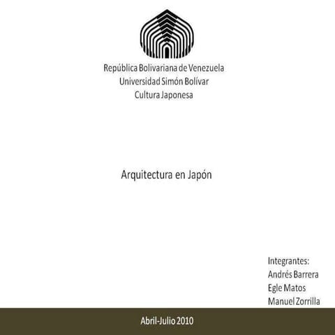 Arquitectura en Japón