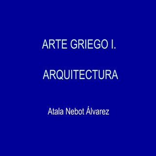 Arquitectura griega