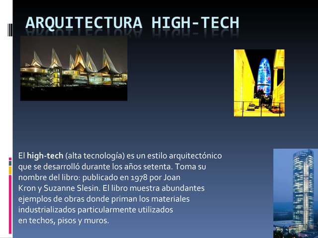 Arquitectura high tech