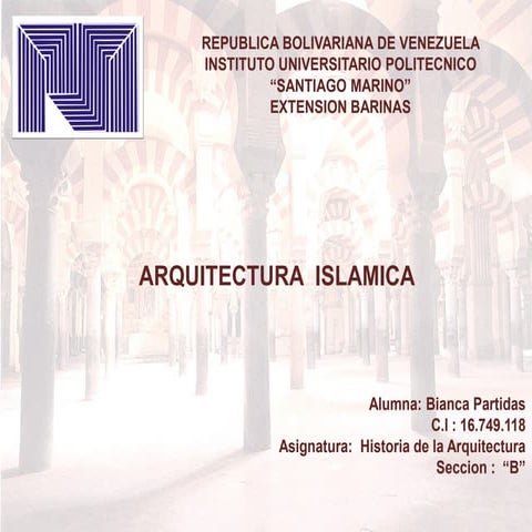 Arquitectura islamica