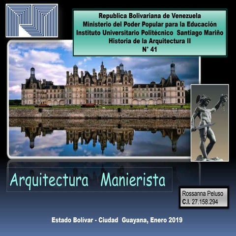 Arquitectura manierista