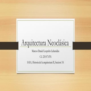 Arquitectura neoclásica