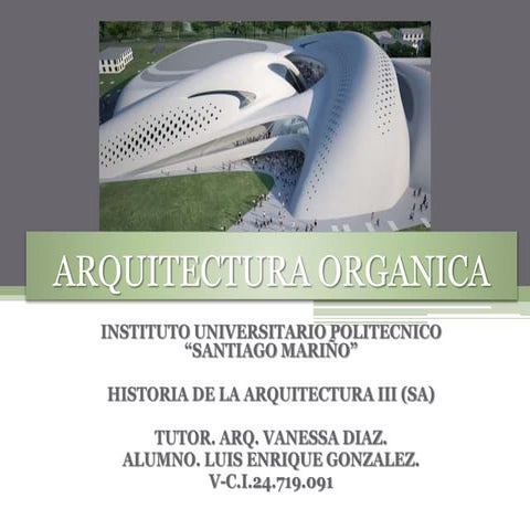 Arquitectura Organica