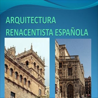 Arquitectura renacentista española