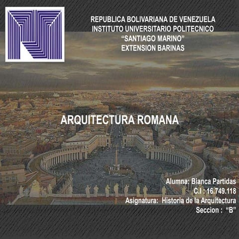 Arquitectura romana