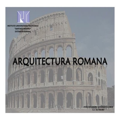 Arquitectura romana
