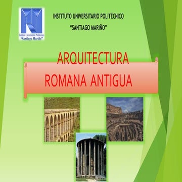 Arquitectura  romana